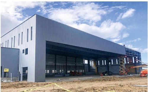 ultimo caso aziendale circa hangar della struttura in acciaio