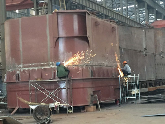 Struttura d'acciaio pesante di montaggio di metallo e della saldatura per Marine Industry