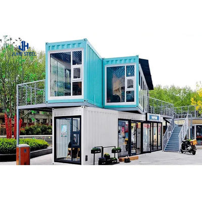 Struttura Acciaio Luxury Container House Case portatili 40 Ft Cargo Mobile Luxury moderno