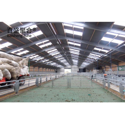 Struttura in acciaio prefabbricato capanna per pecore Progettazione di edifici agricoli in acciaio a basso tenore di carbonio Q235