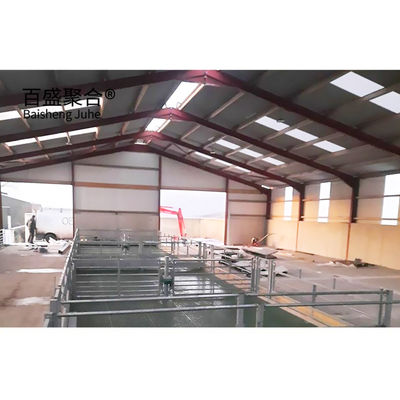 Struttura in acciaio certificata ISO9001 2008/CE/BV per allevamenti di pollame e capre