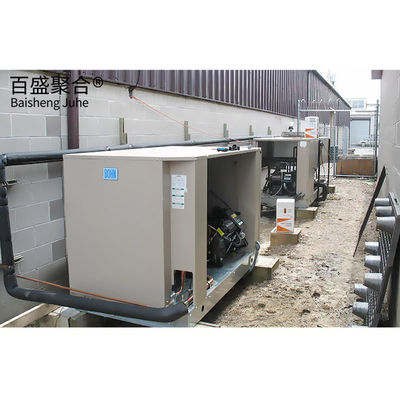 Unità di refrigerazione per cammini industriali con struttura in acciaio con collegamento a bullone