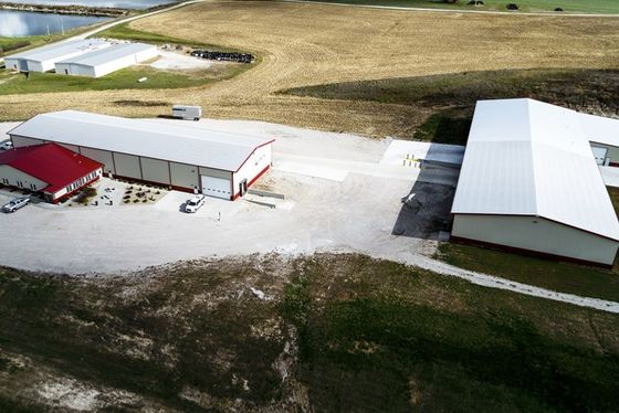 Struttura in acciaio prefabbricata Edificio di laboratorio a grattacieli per il concorso AiSi Standard