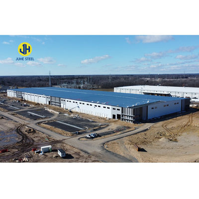 Customised Steel Structure Warehouse Workshop Hangar Hall con tetto a pannelli sandwich