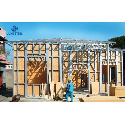 Casa di contenitori galvanizzata leggera prefabbricata per abitazioni popolari