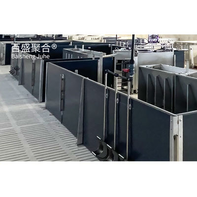 Case di fattoria prefabbricate per maiali pesanti con grande magazzino e progettazione di attrezzature per la macelleria