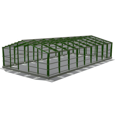 Apex Roof Prefab Metal Garden Shed per struttura in acciaio a basso tenore di carbonio Q235B/Q345B