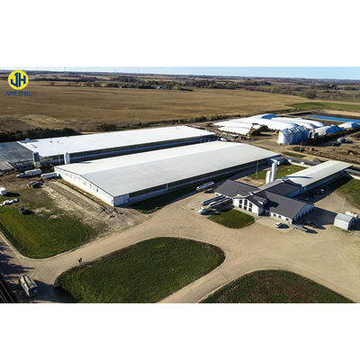 Laboratorio di costruzione di strutture industriali in acciaio con porte scorrevoli e acciaio a basso tenore di carbonio