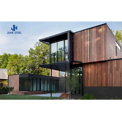 Modern Style Luxury Container Houses Prefab Design con porta in acciaio e finestra in alluminio