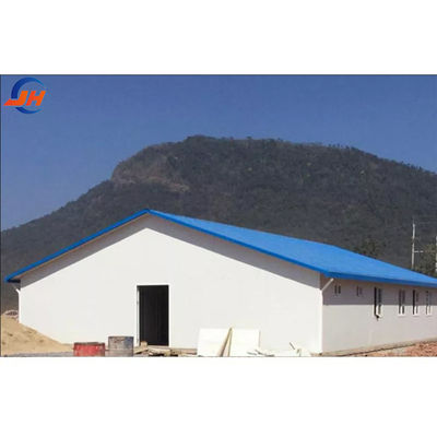 Moderno design di grado di acciaio gallineria per pollame casa struttura in acciaio capanna