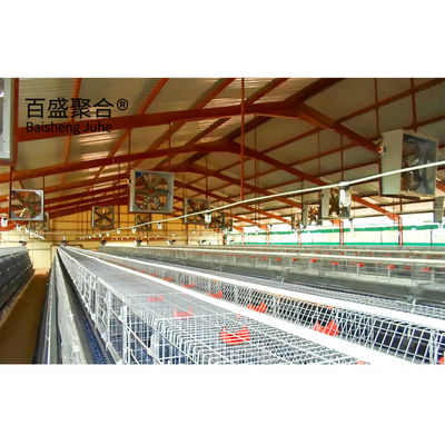 Hot Dip Galvanizzato Moderno Design Chicken Coop Per Pollame Casa di allevamento Casa struttura in acciaio capanno