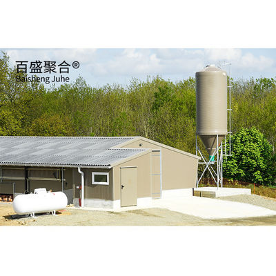 Hot Dip Galvanizzato Moderno Design Chicken Coop Per Pollame Casa di allevamento Casa struttura in acciaio capanno