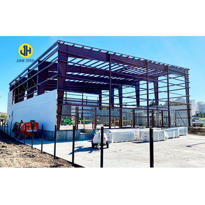 Fabbricazione prefabbricata in metallo con colonne galvanizzate a reticolo per laboratorio di acciaio