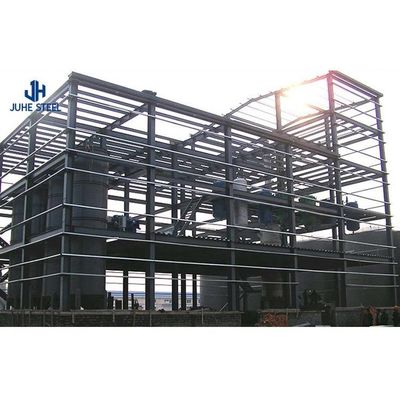 Edificio prefabbricato certificato ISO9001 2008/CE/BV con acciaio a basso tenore di carbonio Q235B/Q345B