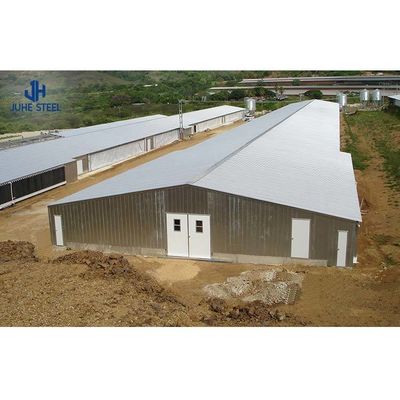 Porta a rulli struttura in acciaio prefabbricata casa da mucca per pollame capanna commerciale