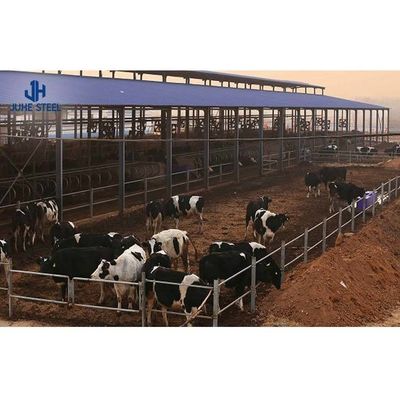 Porta a rulli struttura in acciaio prefabbricata casa da mucca per pollame capanna commerciale