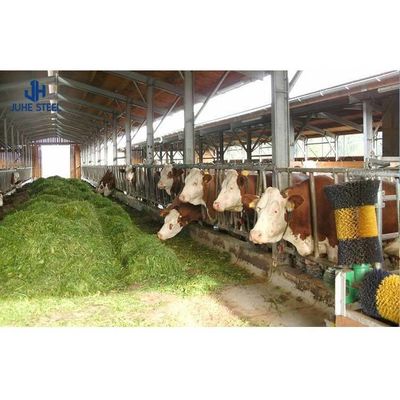 Porta a rulli struttura in acciaio prefabbricata casa da mucca per pollame capanna commerciale