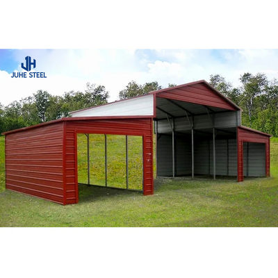 Soluzione per edifici leggeri Large Span Steel Frame Structure Workshop in acciaio a basso tenore di carbonio