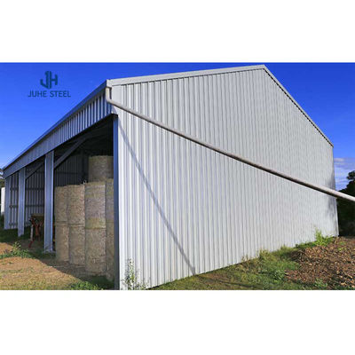 Soluzione per edifici leggeri Large Span Steel Frame Structure Workshop in acciaio a basso tenore di carbonio