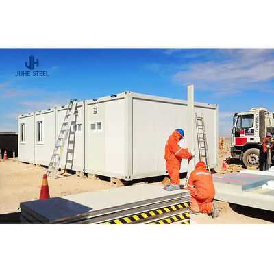Appartamento/hotel ecologico prefabbricato con edifici in container in acciaio a colori personalizzati