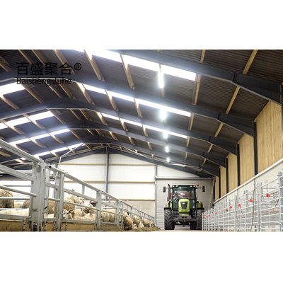 Prefabbricato a prezzi accessibili Edificio in metallo Sheep Goat Farm Shed Casa con disegno PKPM