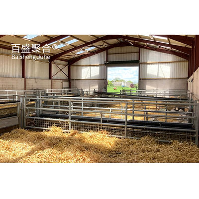 Prefabbricato a prezzi accessibili Edificio in metallo Sheep Goat Farm Shed Casa con disegno PKPM