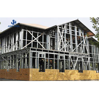 Case di struttura in acciaio prefabbricate di lusso su misura Case di container con materiali