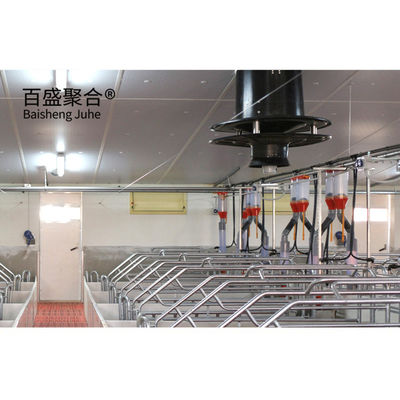 ASTM Standard Customized Commercial Pig House con porta a rulli e struttura in acciaio prefabbricata