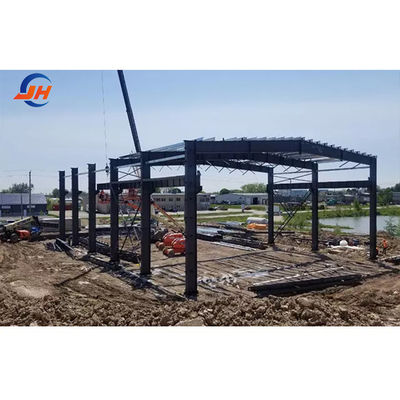 Struttura in acciaio prefabbricata per officina Q355B per costruzione di fabbricazioni strutturali