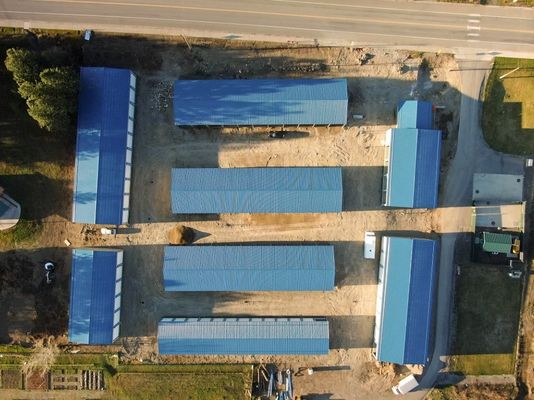 Steel Structure Workshop for Decoiling and Steel Structural Fabrication Construction (Azienda di costruzione di strutture in acciaio per il decollaggio e la costruzione di strutture in acciaio)
