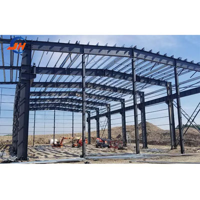 Servizio di lavorazione della saldatura magazzino di metallo prefabbricato con telaio principale in acciaio leggero Q345 Q235