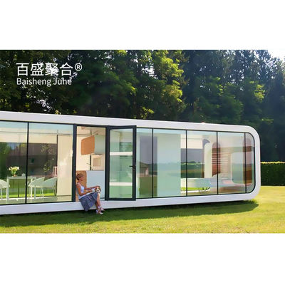 Villa 20ft 40ft Outdoor Moderna Casa Prefabbricata Popolare Casa Piccola Casa Mobile Casa di Lavoro Office Pod Apple Cabin