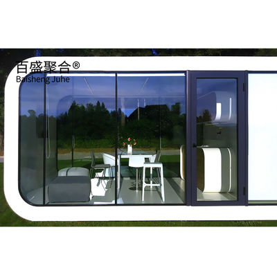 Villa 20ft 40ft Outdoor Moderna Casa Prefabbricata Popolare Casa Piccola Casa Mobile Casa di Lavoro Office Pod Apple Cabin