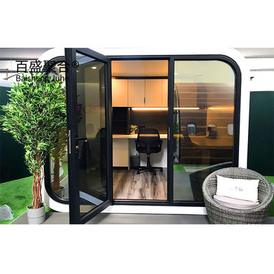 Casa capsula spaziale portatile in acciaio moderno su misura con cucina Casa contenitore prefabbricata 40 piedi
