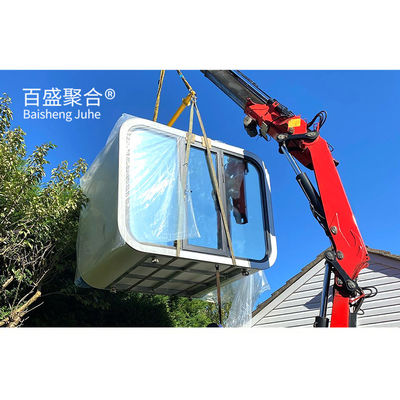 Casa capsula spaziale portatile in acciaio moderno su misura con cucina Casa contenitore prefabbricata 40 piedi