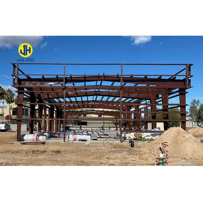 Acciaio leggero Q345 Q235 Cornice principale Galvanizzato Prefabbricato Ampia struttura di costruzione