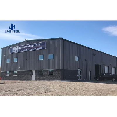 Q235 Q355B Grade Steel Garage Metal Frame Warehouse con C.Z Shape Steel Channel Purlin
