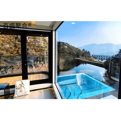 Moderna Villa Prefabbricata Smart Space Capsule Living per Case Modulare Prefabbricate