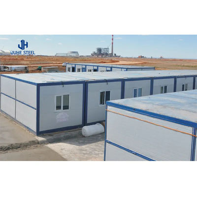 Comodo ufficio portabile Container House con finestra scorrevole in PVC e tetto in lana di roccia