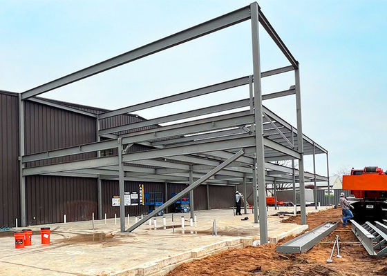 Purlin C.Z Shape Steel Channel Hall Prefabbricato Progettazione per la costruzione di officine di acciaio