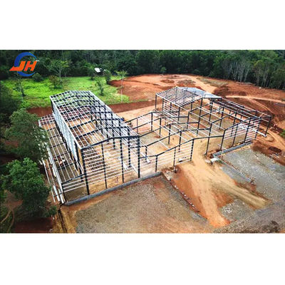 Easy Assembly Metal Prefab Galvanized Steel Structure Workshop per la costruzione rapida