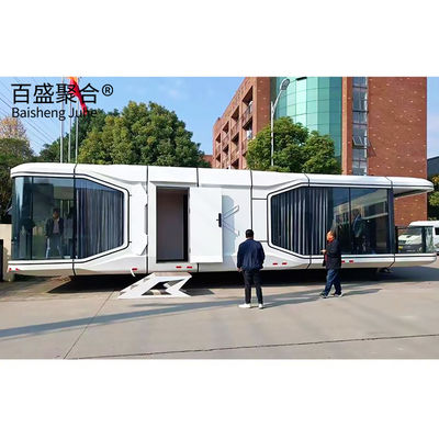 Casa capsula spaziale con controllo vocale intelligente e case contenitori
