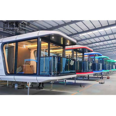 Carico speciale Capsula spaziale Casa mobile con design moderno e trasporto