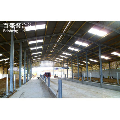 Prefabbricazione isolata con struttura in acciaio pesante Q235 H-Beam per alloggiamento suini ASTM