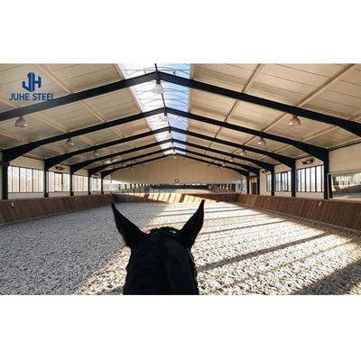 Prefabbricazione isolata con struttura in acciaio pesante Q235 H-Beam per alloggiamento suini ASTM