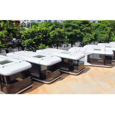 Stile di design moderno Colore personalizzato Space Capsule Smart Home AI Voice Container House