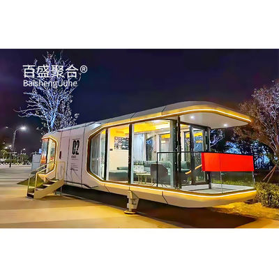 Stile di design moderno Colore personalizzato Space Capsule Smart Home AI Voice Container House