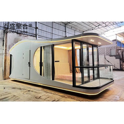 Carport 20ft 40ft Customized Modern Prefab Mobile House Smart Apple Cabin Ready Made House