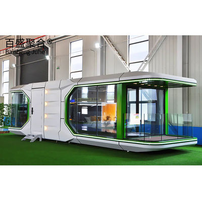 Carport 20ft 40ft Customized Modern Prefab Mobile House Smart Apple Cabin Ready Made House