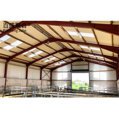 Casa di allevamento in acciaio certificata ISO9001 2008/CE/BV per l'allevamento di bestiame e pollame